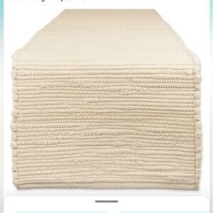 Table runner, 14x72, Natural - DII Chindi